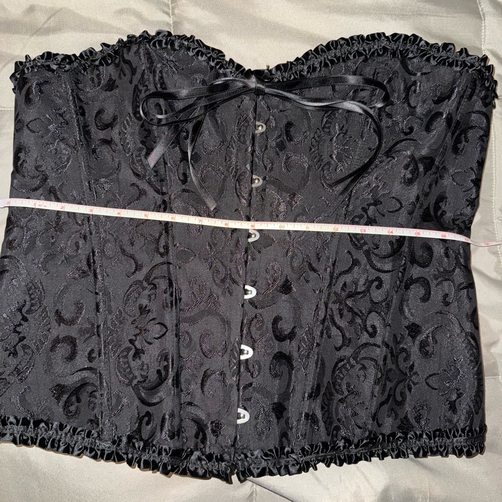 Elegant Black Lace Corset
